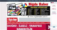 Desktop Screenshot of nigdehaber.com.tr